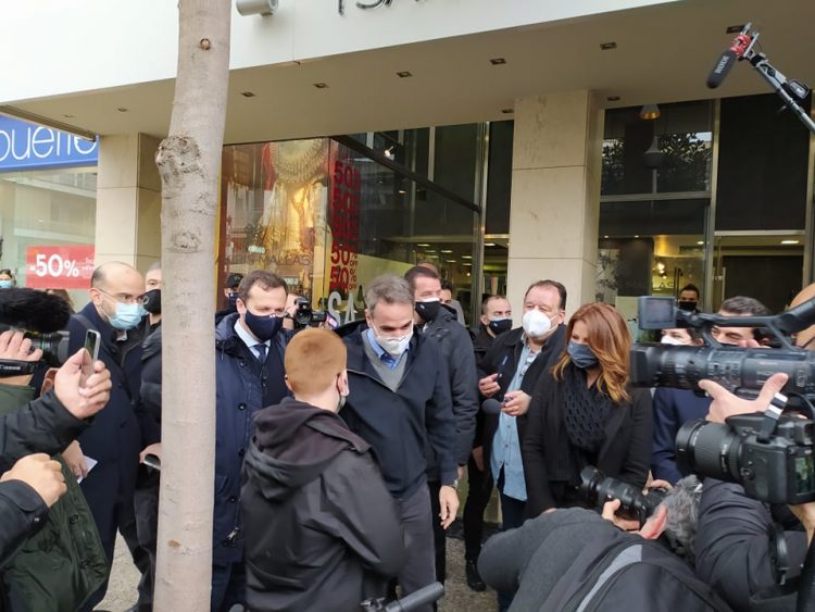 Επίσκεψη του πρωθυπουργού Κυριάκου Μητσοτάκη στα Τρίκαλα