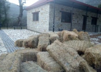 Ξεφόρτωσε το τριφύλλι στην πλατεία…. αφού ο Δήμος δεν άνοιξε τον δρόμο