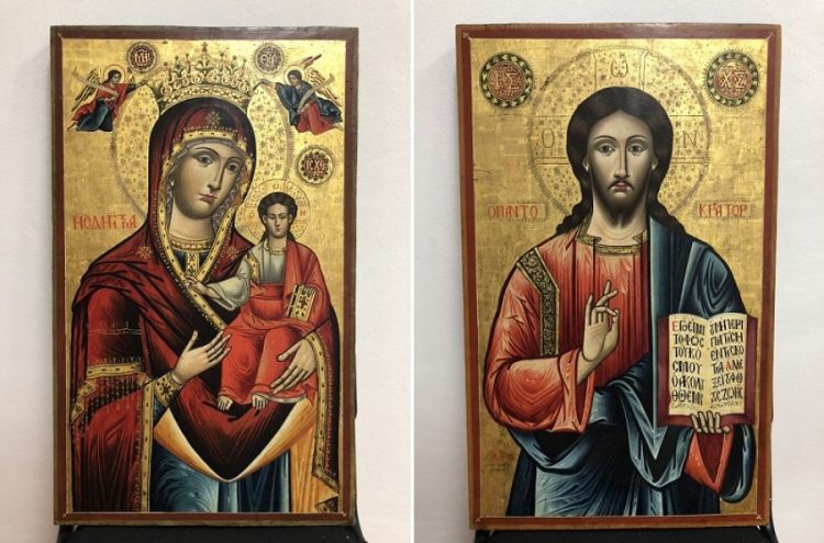 Επαναπατρισμός δύο εικόνων που είχαν κλαπεί από Μοναστήρι της Καρδίτσας