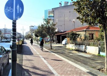 Δημοπρατείται η επέκταση του κεντρικού ποδηλατόδρομου των Τρικάλων