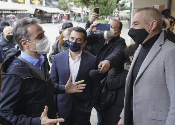 Επίσκεψη του πρωθυπουργού Κυριάκου Μητσοτάκη στα Τρίκαλα