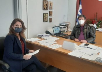 Η Τρικαλινή Βουλευτής Κατερίνα Παπακώστα επισκέφθηκε το Νοσοκομείο Τρικάλων