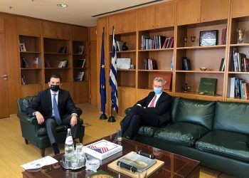 Συνάντηση Υπουργού Περιβάλλοντος και Ενέργειας, Κώστα Σκρέκα, με τον Πρέσβη των ΗΠΑ