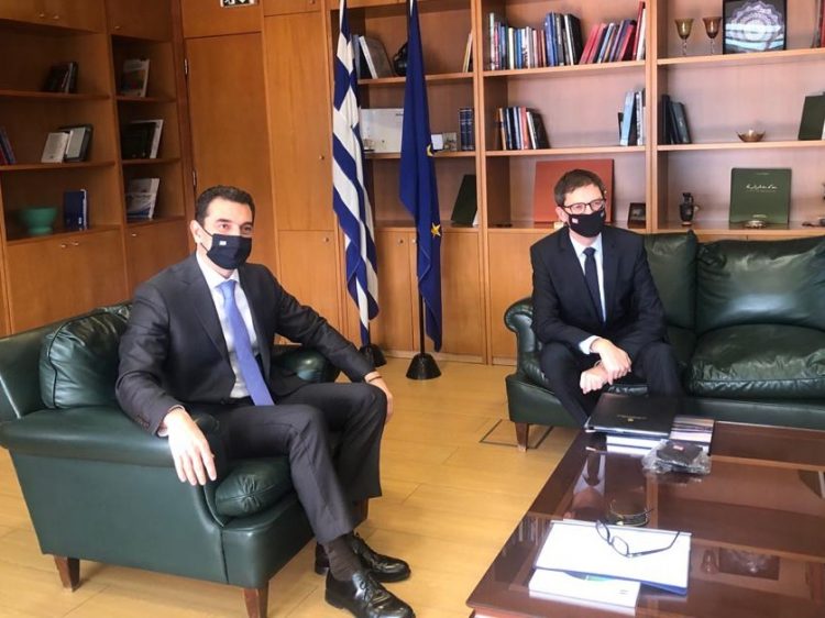 Συνάντηση  Σκρέκα με τον Πρέσβη της Νορβηγίας στην Ελλάδα