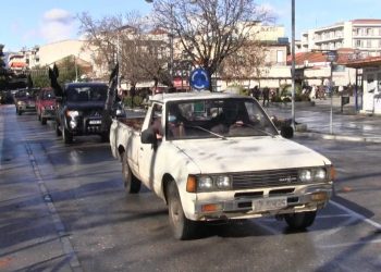 Τρεις και ο Κούκος στη πορεία Τρικαλινών αγροτών