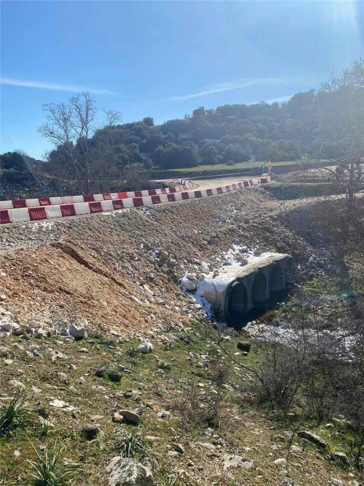 Ολοκληρώνονται οι εργασίες κατασκευής της νέας γέφυρας στο Διάσελο Τρικάλων