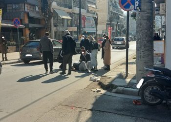 Παράσυρση πεζού από αυτοκίνητο στο κέντρο της Λάρισας