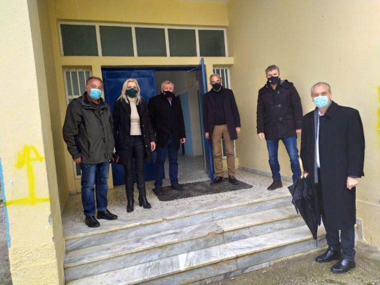 Επίσκεψη στις σεισμόπληκτες περιοχές του Ν. Λάρισας πραγματοποίησε ο Πρόεδρος της Π.Ε.Δ. Θεσσαλίας