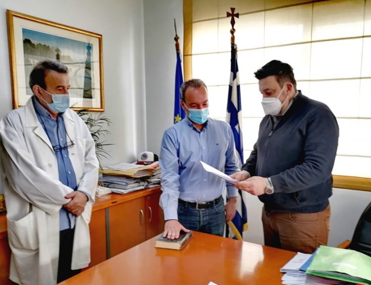 Ορκωμοσία ιατρού στο Γενικό Νοσοκομείο Λάρισας