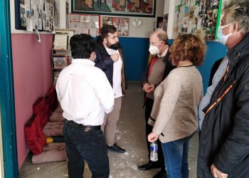 Παπαδόπουλος και Χάιδος στις πληγείσες από τον καταστροφικό σεισμό περιοχές του Δήμου Φαρκαδόνας