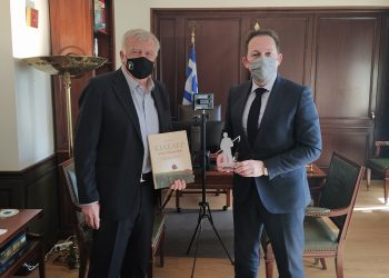 Συνάντηση του Προέδρου της Π.Ε.Δ. Θεσσαλίας με τον Στέλιο Πέτσα