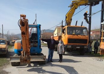 Εντατικές οι εργασίες για την τοποθέτηση κοντέινερ στο Γριζάνο