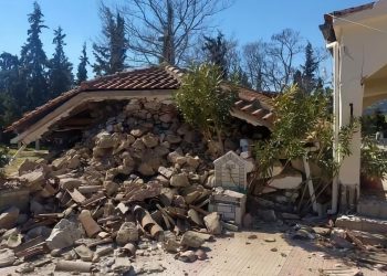 Κατέρρευσε η εκκλησία στο Μεσοχώρι