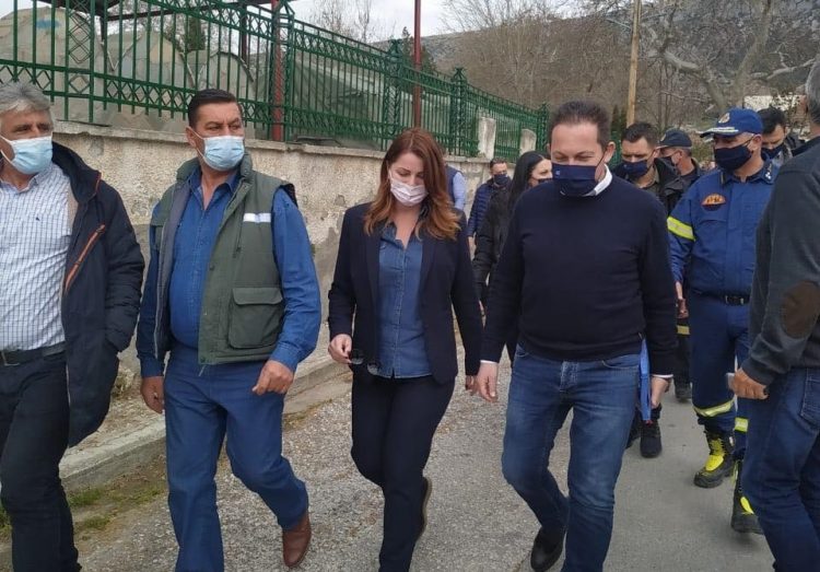 Στο Ζάρκο η Κατερίνα Παπακώστα μαζί με τον Αναπληρωτή Υπουργό Στέλιο Πέτσα