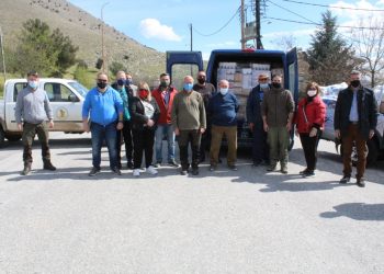 Προσφορά αγάπης και αλληλεγγύης από Κυνηγετικούς συλλόγους στους Σεισμόπληκτους του Δήμου Φαρκαδόνας