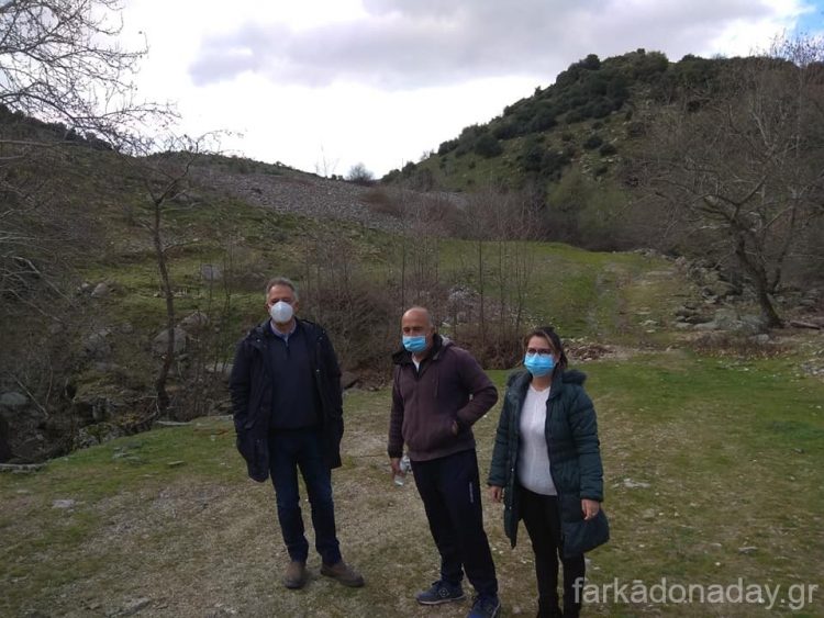 Αυτοψία Μιχαλάκη στα φράγματα  του Γριζάνου