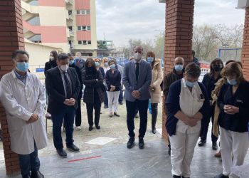 Αγιασμός στο Γενικό Νοσοκομείο Λαρίσης  και Επιμνημόσυνη Δέηση για τους αδικοχαμένους Ιατρούς