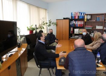 Ο Μπαγιώτης έλαβε μέρος στην συνάντηση του Δημάρχου και των Αντιδημάρχων με τον Υπουργό