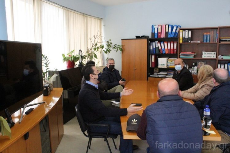 Ο Μπαγιώτης έλαβε μέρος στην συνάντηση του Δημάρχου και των Αντιδημάρχων με τον Υπουργό