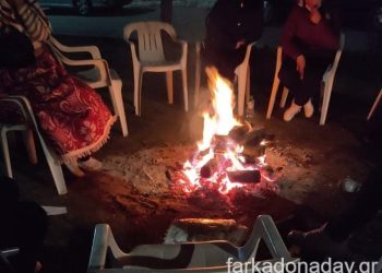 Δύσκολη νύχτα για τους πληγέντες από το σεισμό στο Γριζάνο – Αποκαλυπτικές φωτογραφίες