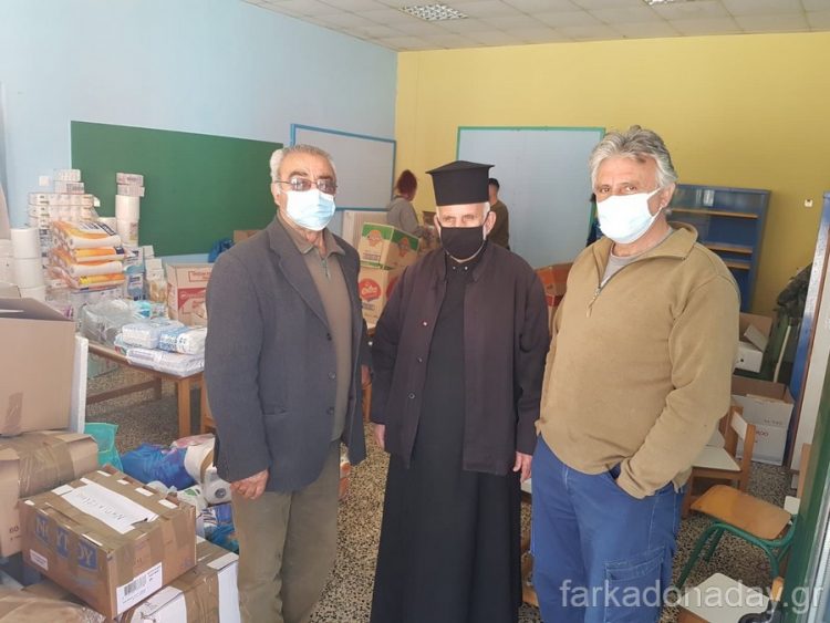Σημαντική βοήθεια από τους κατοίκους των Σερβωτών στους σεισμοπαθείς  του Ζάρκου
