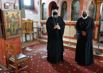 Τις «πληγωμένες» εκκλησίες στον Δήμο Φαρκαδόνας επισκέφθηκε o Μητροπολίτης Τρίκκης  Χρυσόστομος