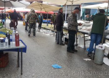 Τα ψάρια είχαν  την τιμητική τους στην λαϊκή της Φαρκαδόνας