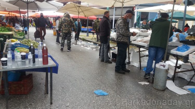 Τα ψάρια είχαν  την τιμητική τους στην λαϊκή της Φαρκαδόνας