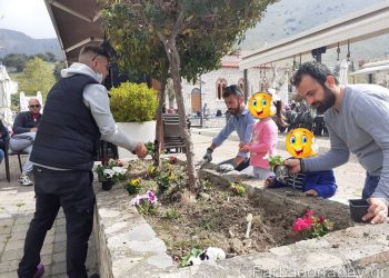 Με πολύχρωμα λουλούδια θα υποδεχτεί η Φαρκαδόνα τους επισκέπτες της το Πάσχα