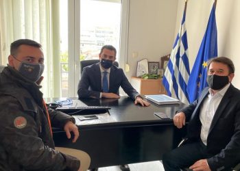 Συνάντηση Κώστα Σκρέκα με το Προεδρείο των υδραυλικών του Νομού Τρικάλων