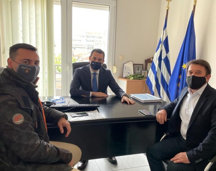 Συνάντηση Κώστα Σκρέκα με το Προεδρείο των υδραυλικών του Νομού Τρικάλων