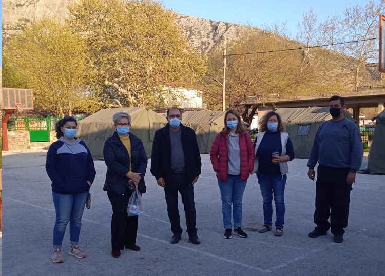 Στήριξη υπαλλήλων Περιφερειών στους σεισμοπαθείς