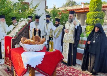 Η ενθρόνιση της Ηγουμένης Αλεξίας στην Ι. Μονή Ζωοδόχου Πηγής στην  Παναγίτσα
