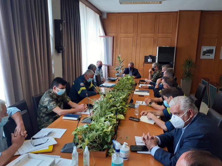 Σύσκεψη (Σ.Ο.Π.Π.) για την αντιμετώπιση των κινδύνων από τις δασικές πυρκαγιές