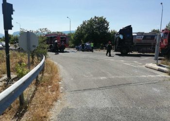 Θανατηφόρο τροχαίο στον περιφερειακό Τρικάλων (φώτο)