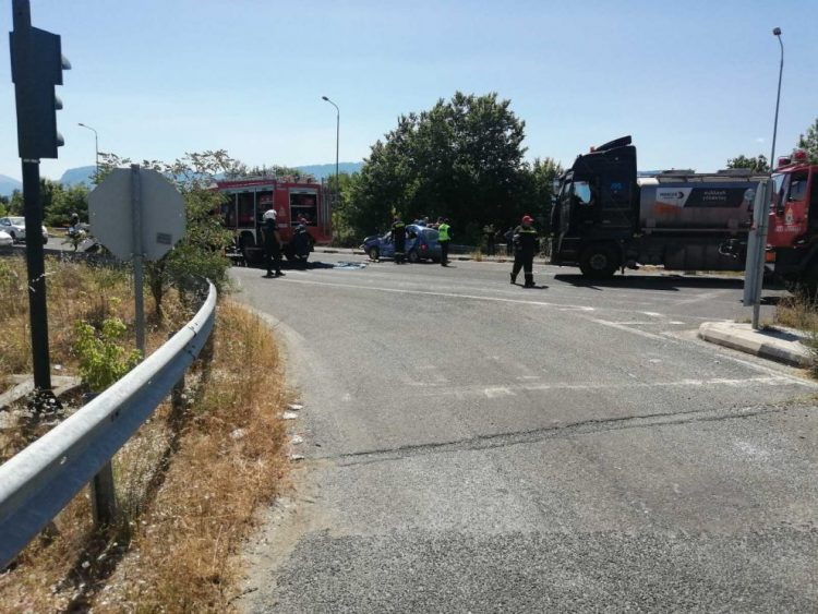 Θανατηφόρο τροχαίο στον περιφερειακό Τρικάλων (φώτο)