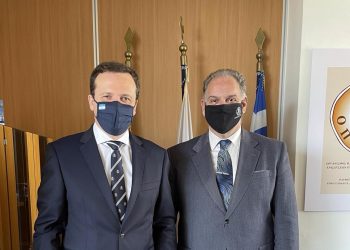 Συνάντηση Θανάση Λιούτα με τον Πρόεδρο του ΟΠΕΚΕΠΕ