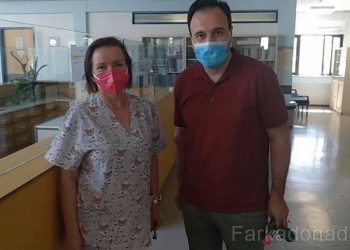 Εμβολιάστηκε ο Δήμαρχος Τρικκαίων στο Κέντρο Υγείας Φαρκαδόνας