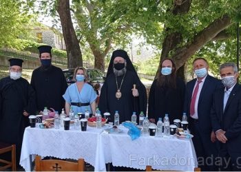 Στο Γριζάνο ο Δεσπότης για την εορτή του πολιούχου Αγίου Γεωργίου