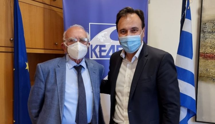 Με τον πρώτο μεταδικτατορικό Δήμαρχο Τρικκαίων συναντήθηκε ο Δημ. Παπαστεργίου