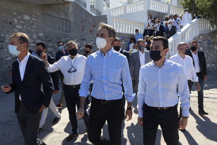 Με τον Πρωθυπουργό, Κυριάκο Μητσοτάκη, στην Αστυπάλαια ο Σκρέκας