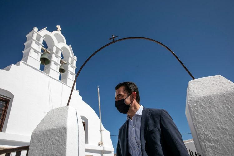 Επίσκεψη Κώστα Σκρέκα στην Αμοργό