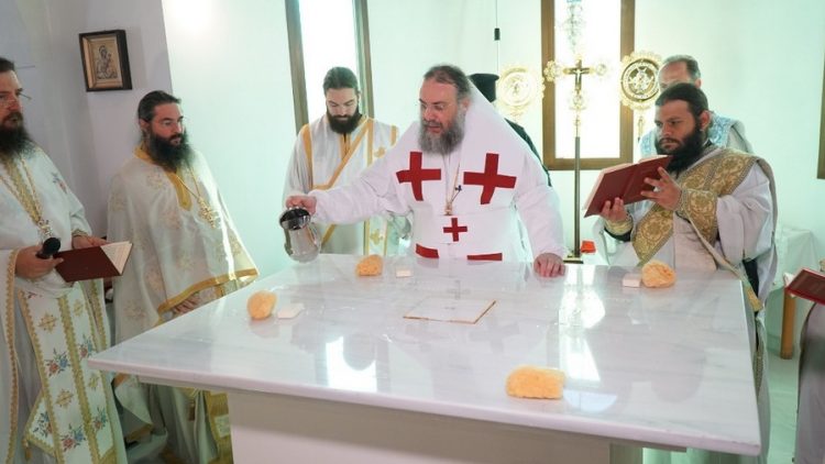 Ο Μητροπολίτης Τρίκκης Χρυσόστομος εγκαινίασε Ναό του Αγίου Οικουμενίου