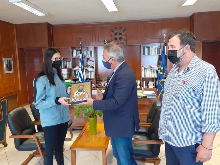Συγχαρητήρια Χρήστου Μιχαλάκη στη Φένια Τζέλη