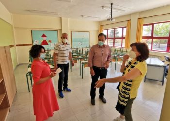 Αυτοψία Παπαστεργίου σε εργασίες συντήρησης σχολικών μονάδων