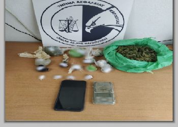 Σύλληψη στον Παλαμά για κάνναβη και κοκαϊνη