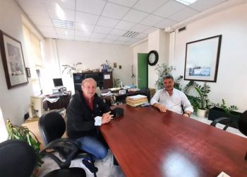 Συνάντηση Χρήστου Σιμορέλη με τον διευθυντή του τοπικού ΕΦΚΑ  Αντώνη Ντιντή