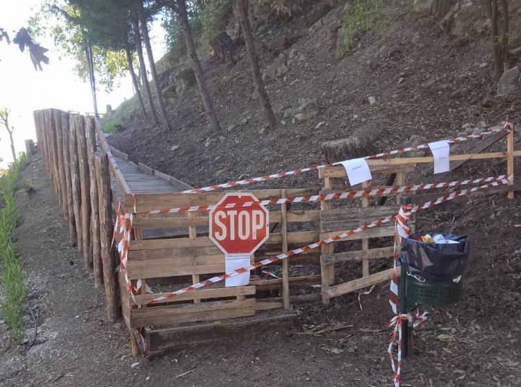 Κλειστός λόγω έργων ο περιπατητικός διάδρομος του Φρουρίου