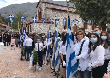 Ο εορτασμός της εθνικής επετείου της 28ης Οκτωβρίου 1940 στην Φαρκαδόνα