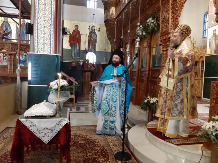 Στο Νεοχώρι για την εορτή του Αγίου Σπυρίδωνος ο Ποιμέναρχης μας